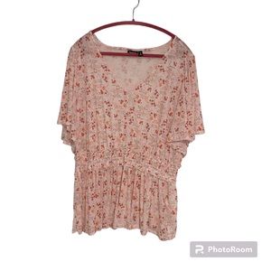 Torrid Size 3 (22/24) Silky Blouse. Never Worn.